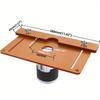 Trimming Insert - Router Table Insert Plate - Wood Milling Slotting Chamfering Trimming Machine Balance Board for Woodworking