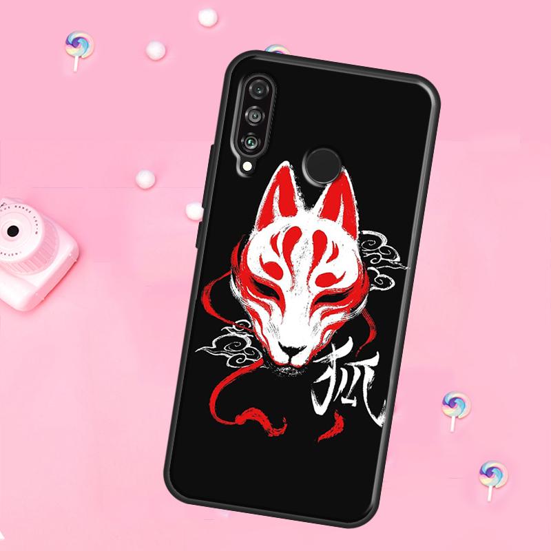 Japanischer Stil Fuchs Für Huawei Nova 12i 7i 8i 11i 12s Y73 Y70 Y90 Y60 Y72 Y61 Y91 9 10 SE P30 Pro P40 Lite Hülle