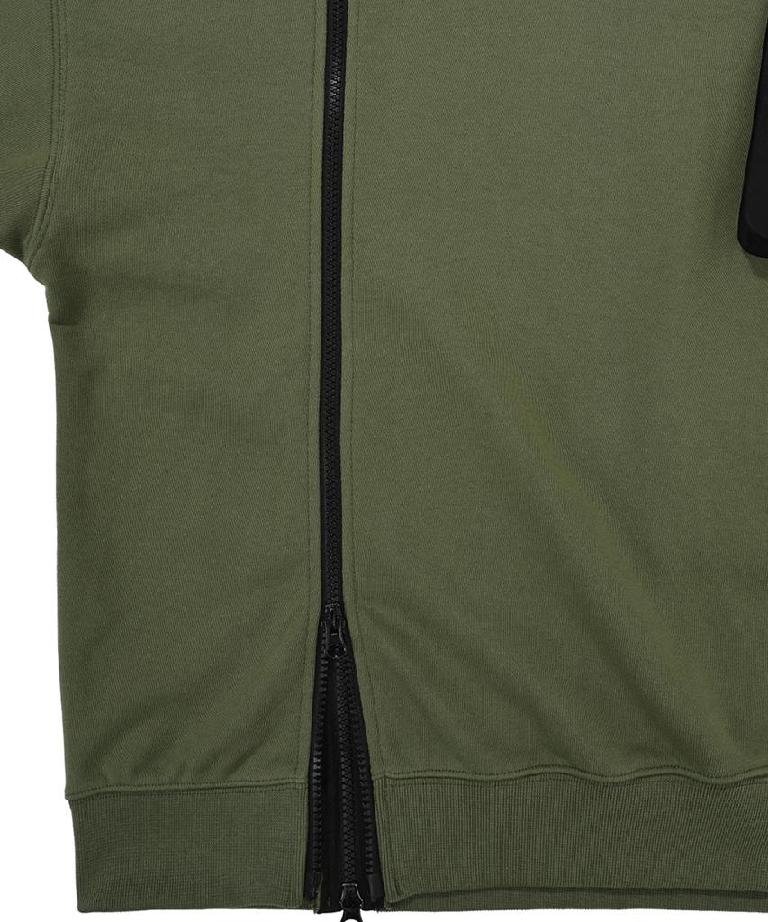 Pocket Zipper Hood - Khaki