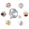 Wide Mouth Stainless Steel Funnels Detachable Strainer Funnel for Filling Small Bottles  Oil