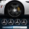 4 pieces 75mm suitable for Mercedes Benz W204 W205 AMG E210 E214 W222 magnetic levitation LED lighting hub cap lights SP3