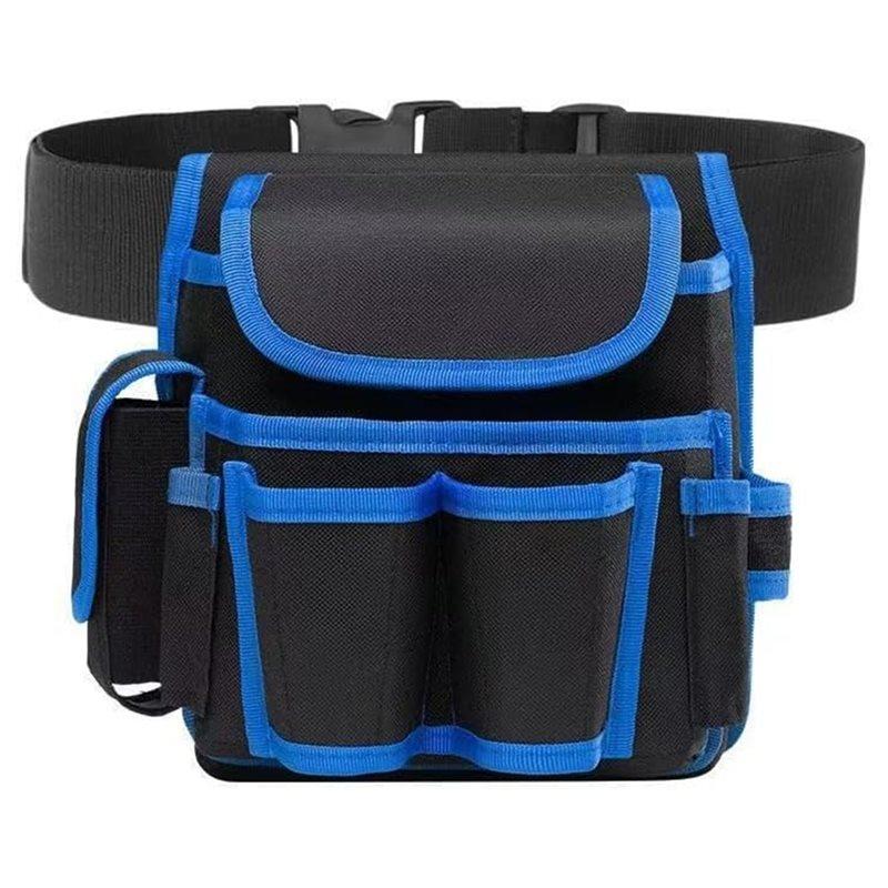 SHGO-Portable Electrician/Woodworker Wear-Resistant Thickened Oxford Cloth Multi-Functional Waist Bag Waist Bag