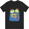 Princess Bubblegum & Marceline Adventure Time Unisex-Adults T-Shirt, Short Sleeve, Black, S To 5XL