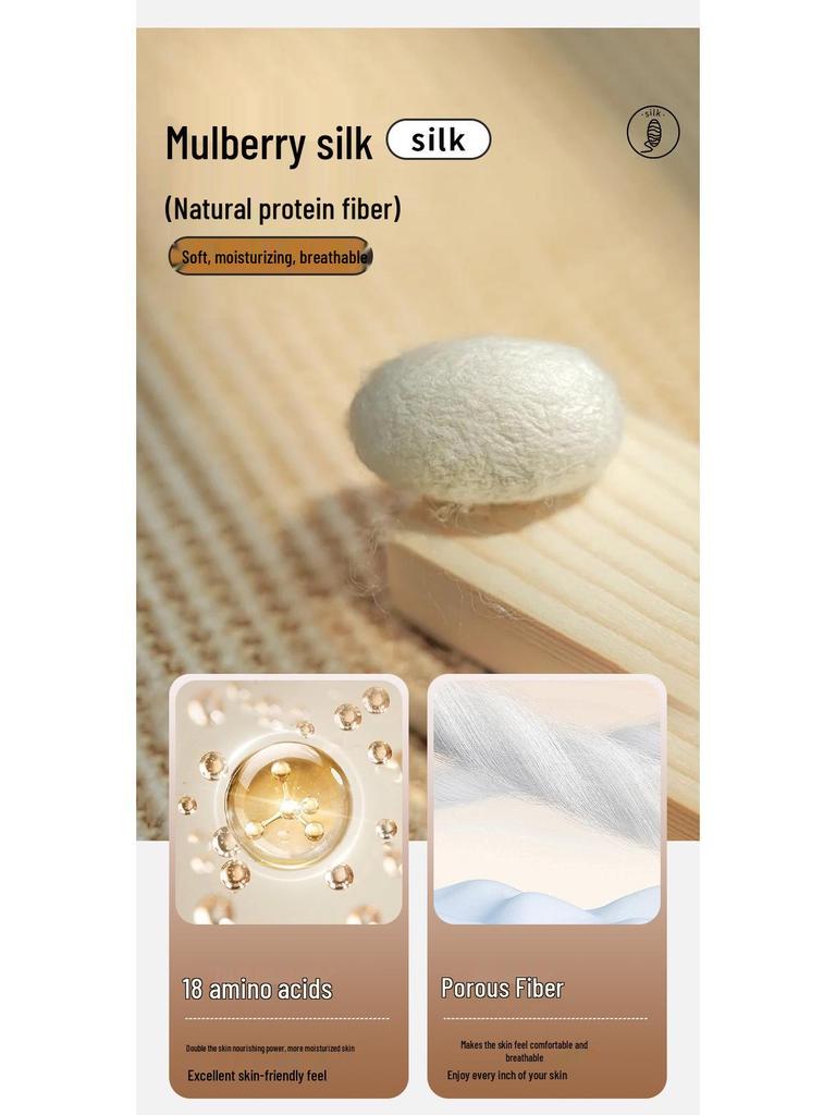 Pletená podprsenka z morušového hedvábí se zapínáním na zádech - Pohodlné, prodyšné sportovní spodní prádlo