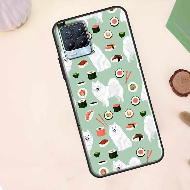 

Japanese Spitz Dog Case For Realme C55 C53 C33 C63 C61 C51 C65 C67 C71 C75 11 12 13 14 15 Pro Plus GT6 GT7 Pro Realme GT6