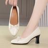 Women's Versatile and Elegant High-heeled Shoes, Suitable for Spring and Autumn, Comfortable Everyday Wear
