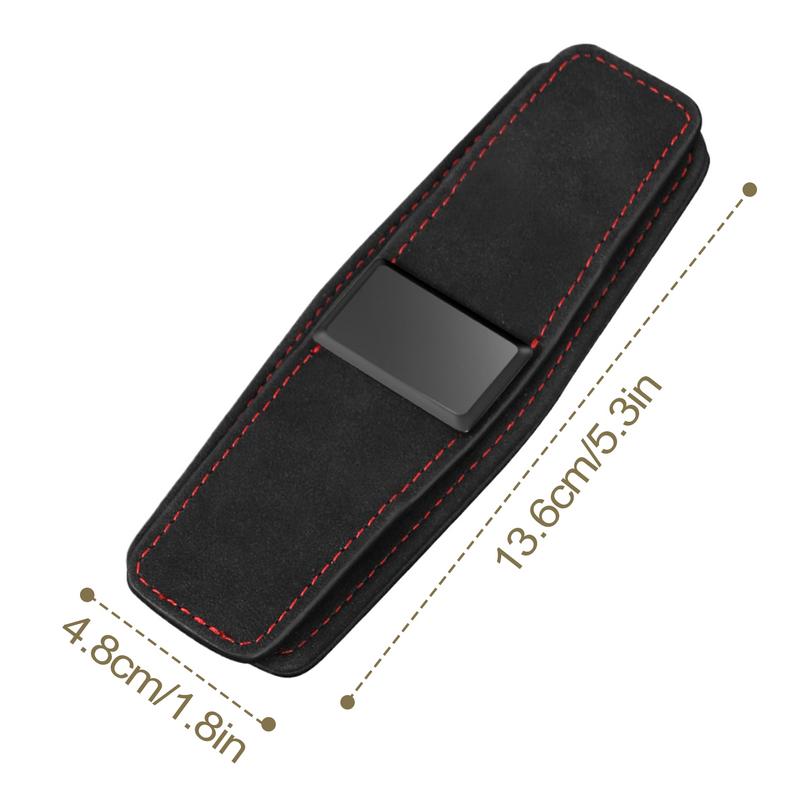 Car Sunglasses Holder Auto Sunglasses Double Clip Magnetic Glasses Eyeglass Clip For Car Ticket Card Clip Sunglasses Mount