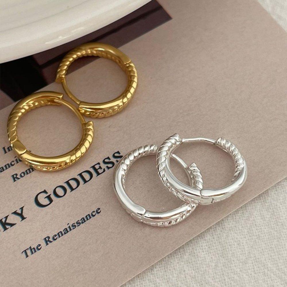 P1228W Silver S925 Silver Wave Piercing 1 Piece
