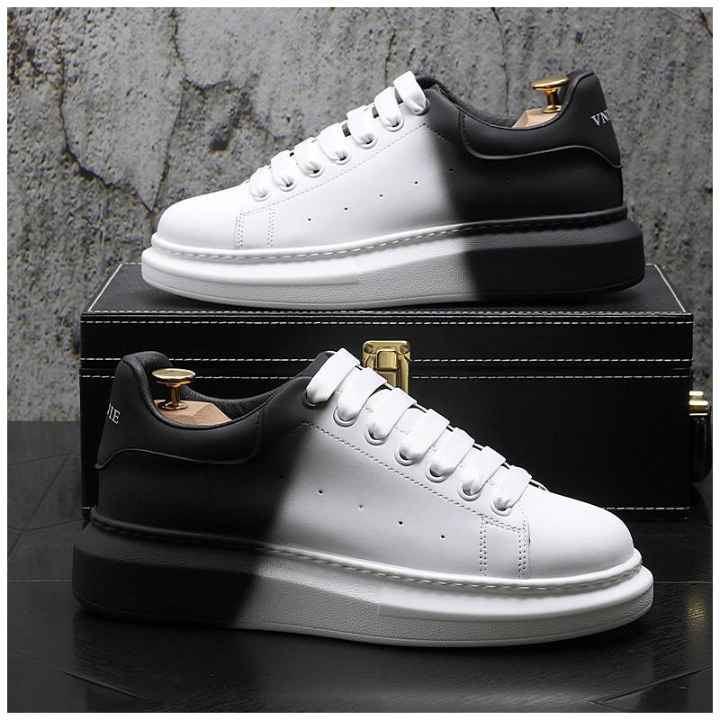 

Мужская повседневная обувь, модная мужская нескользящая спортивная обувь для отдыха на открытом воздухе, дышащие кроссовки для бега, белые туфли на плоской подошве со шнуровкой Masculino 38