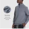 Men's Winter Half-Zip Quick-Dry Basketball Training Jacket, Fitness & Running Long Sleeve Top