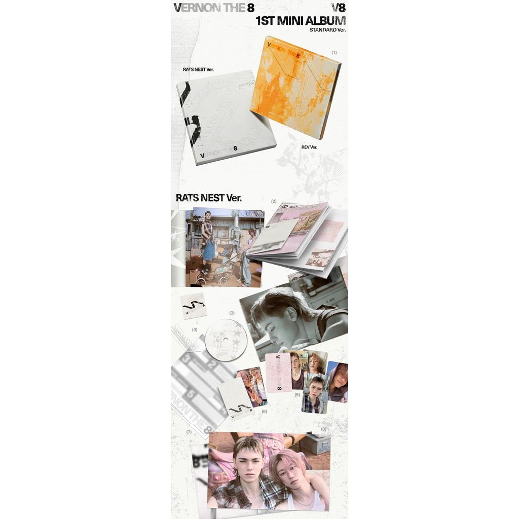 [Pre-order] V8 (SEVENTEEN) 1st Mini Album [V8] SET 4EA