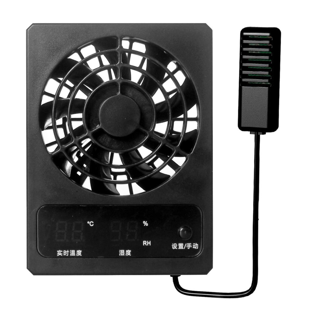 Reptiles Cooling Fan for Terrarium Low Noise Energy Saving Chiller Air Cooler Humidity Reducer Chiller Automatic Control