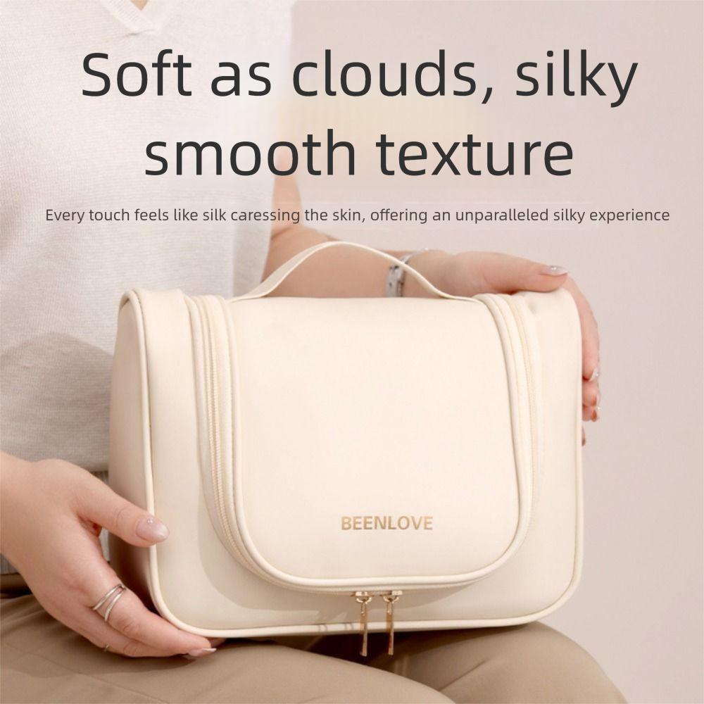 Multi-Functional Cosmetic Storage Bags Large Capacity Wash Handbag Hanging Makeup Bag Travel