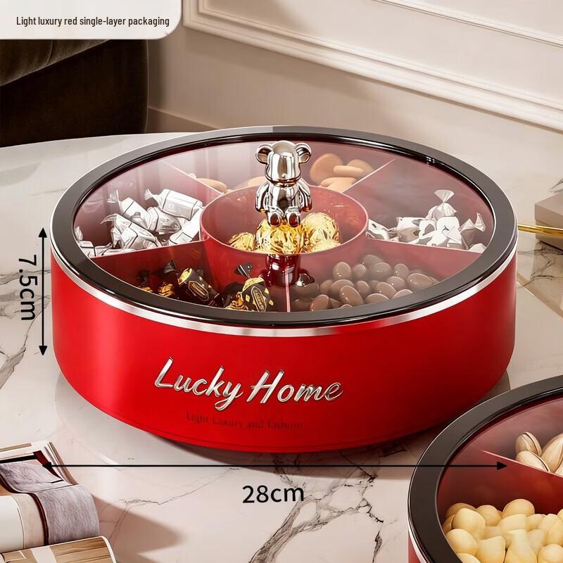 Rotatable Multi-Compartment Snack Platter
