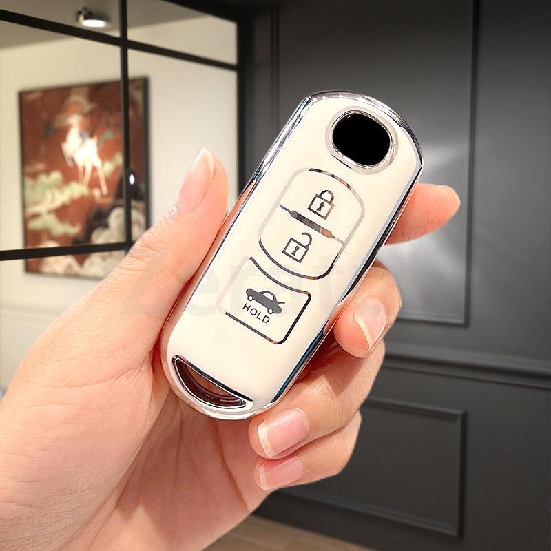 Auto Keyless 2 3 4 Buttons Car Key Case Cover For Mazda Cx7 Cx-9 Cx8 Cx-3 Cx3 Cx-5 Cx5 2 3 5 6 Bl Bm Gj Atenza Axela Demio