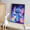 Disney 5D DIY All Diamond Art Painting Kit Stitch Space Galaxy Home Decor Gift