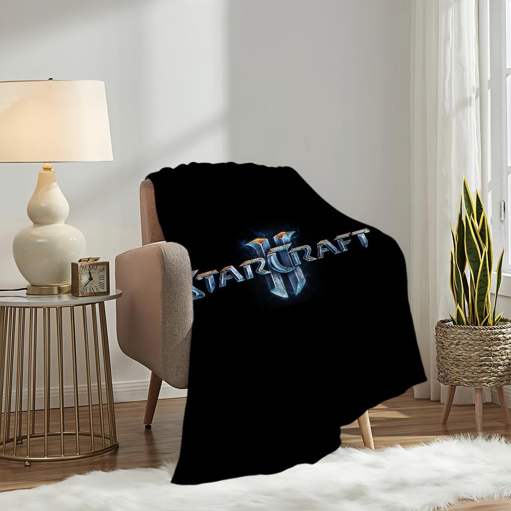 S-StarCraft-ES Game Blanket For Sofa Room Microfiber Bedding Blanket office Travel Gift Home