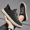 Canvas Autumn and Winter Shoes Black Casual Board Shoes Light Cloth Shoes Soft Sole Labor Insurance Tide Shoes