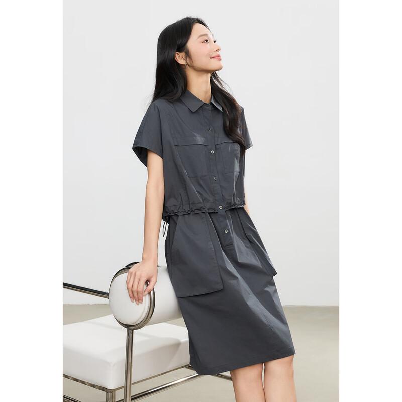 Elva  Island Vintage Short-Sleeve Dress S