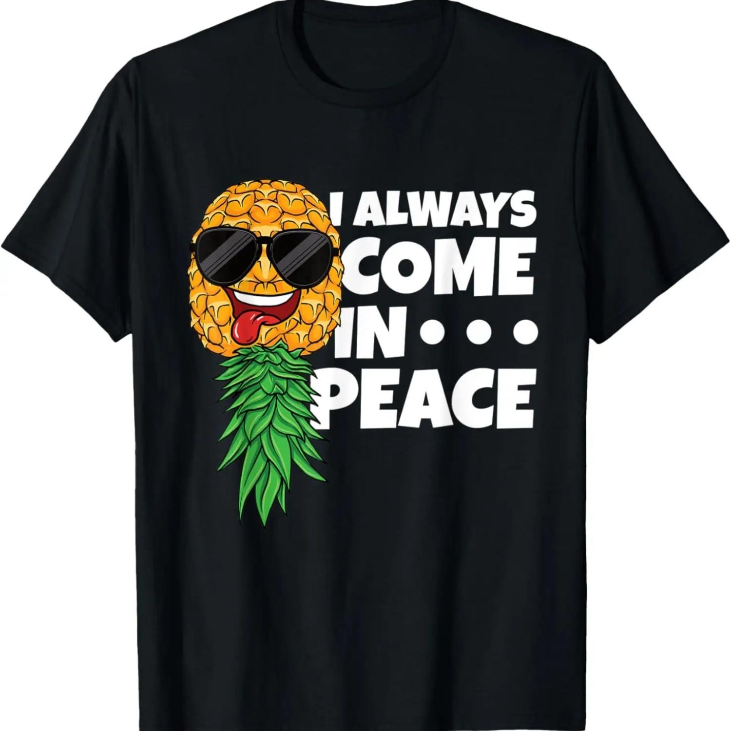 Pretty Pomegranate Face with Glasses Costume T-Shirt S