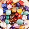 Natural Crystal Rolling Stone 2-3Cm Gravel Tumbled Stone Healing Crystal Topaz Polished Rolling Stone Aquarium Flowerpot Decorte