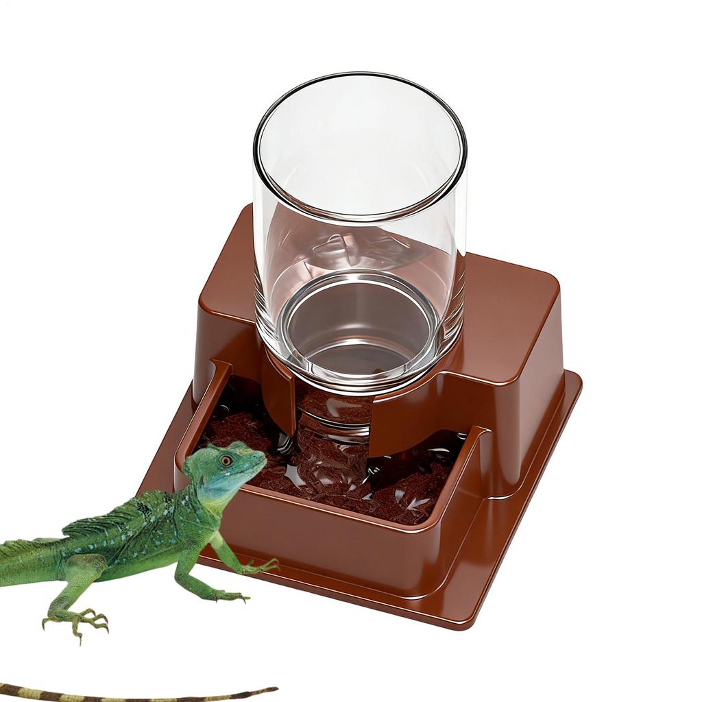 Reptilien-Wasserbrunnen Reptilien-Automatischer Napf Schildkröten-Wassernapf Gecko-Trinkspender Für Eidechse Chamäleon Schlange Frosch