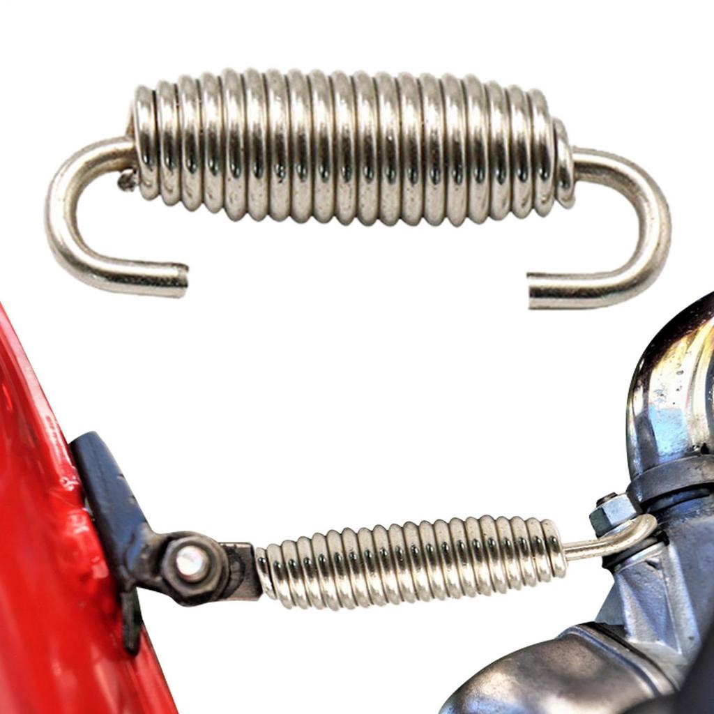 Motorcycle, Exhaust Pipe Spring, Stainless Steel Muffler Spring, Heat Resistant 272°F (1,200°C), Universal Use,
