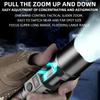 High Power XHP100 Led Flashlight Rechargeable Retractable Flashlight Digital Zoom Usb Hand Light for Camping,Outdoor and Emerge