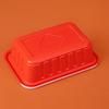 900ml Red Rectangular Disposable Food Containers