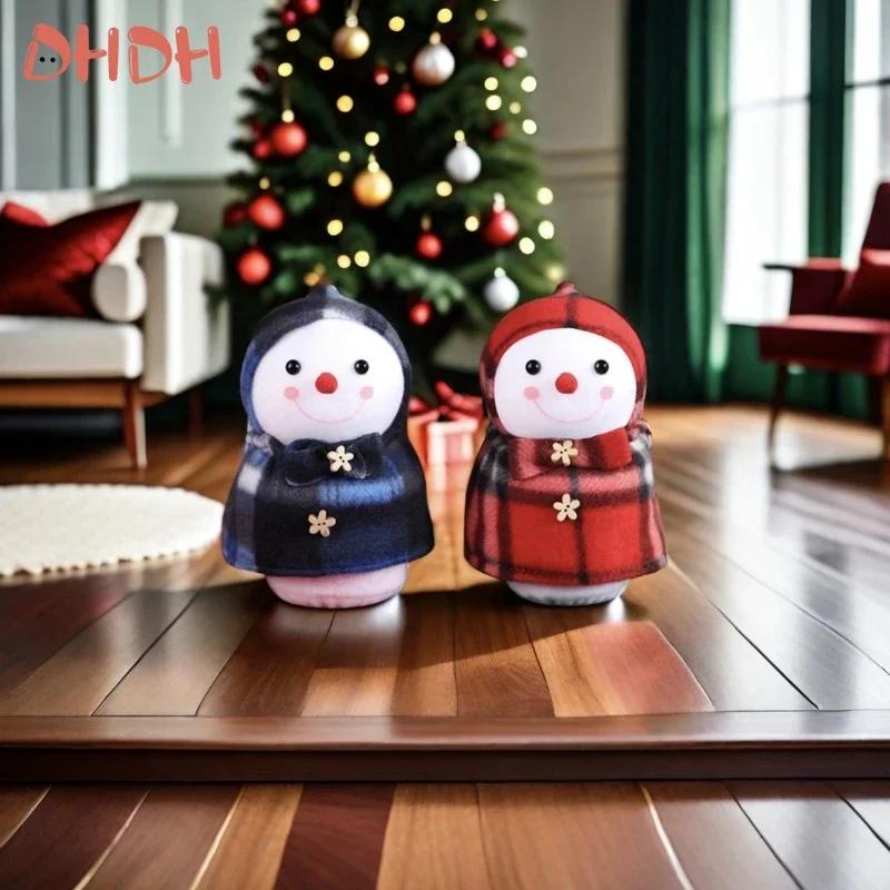 Christmas Apple Bag Plush Snowman Christmas Apple Bag Christmas Eve Apple Packaging Holiday Gifts New Year Decorations Packaging