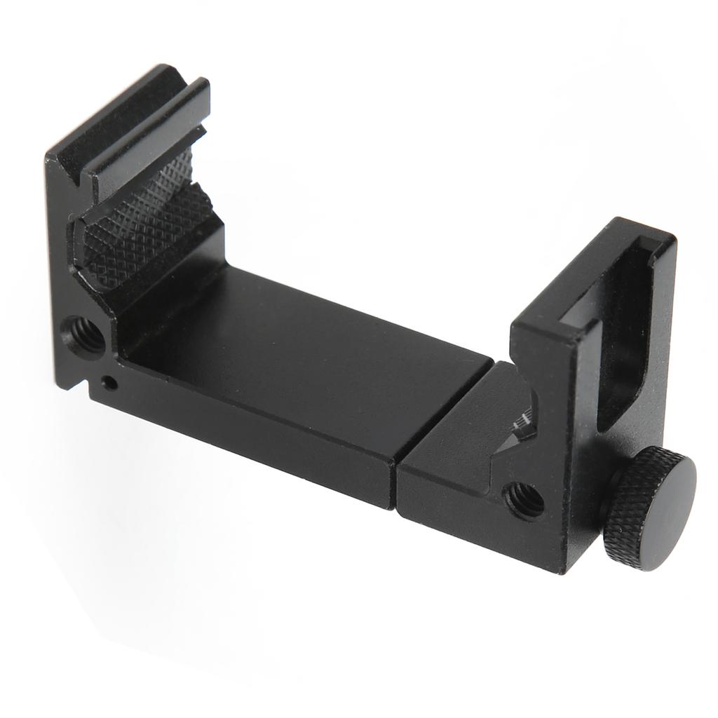 Mobile Phone Tripod Mount Clip Adjustable Phone Clamp with Cold Shoe for Fill Light