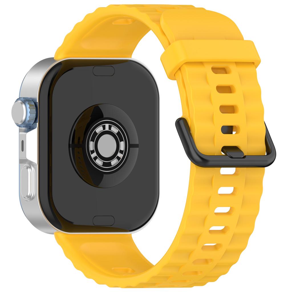 Silicone Strap with Black Buckle for Huawei Watch Fit 4 Pro/4/3 Breathable Watch Band