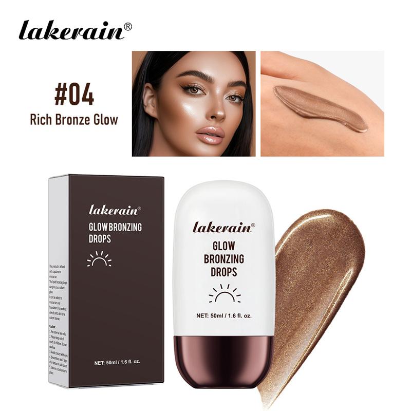 

4-цветный бронзер-хайлайтер в каплях осветляет тон кожи, придает блеск и контур загару для лица 04#