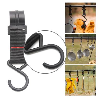 5 Pezzi Gancio da Campeggio Mobile Appeso Gancio per Biancheria da Appendere Appendiabiti a Forma di S Scaffale portaoggetti per Picnic all'Aperto Escursionismo Pesca