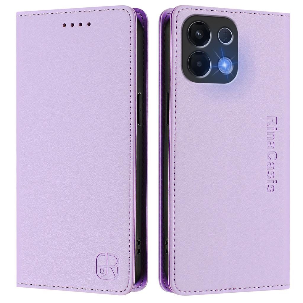 Für Oppo K13 5G Lederhülle RINACASIS RC01 Handyhülle mit RFID-Blockierung Brieftasche Ständer