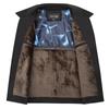 Men's Winter Warm Thickened Casual Jacket Stand-up Collar Warm Office Jacket