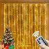 Xiaomi 3M LED Curtain String Lights Fairy Decoration USB Holiday Garland Lamp 8 Mode For Home Garden Christmas Party New Year Wedding