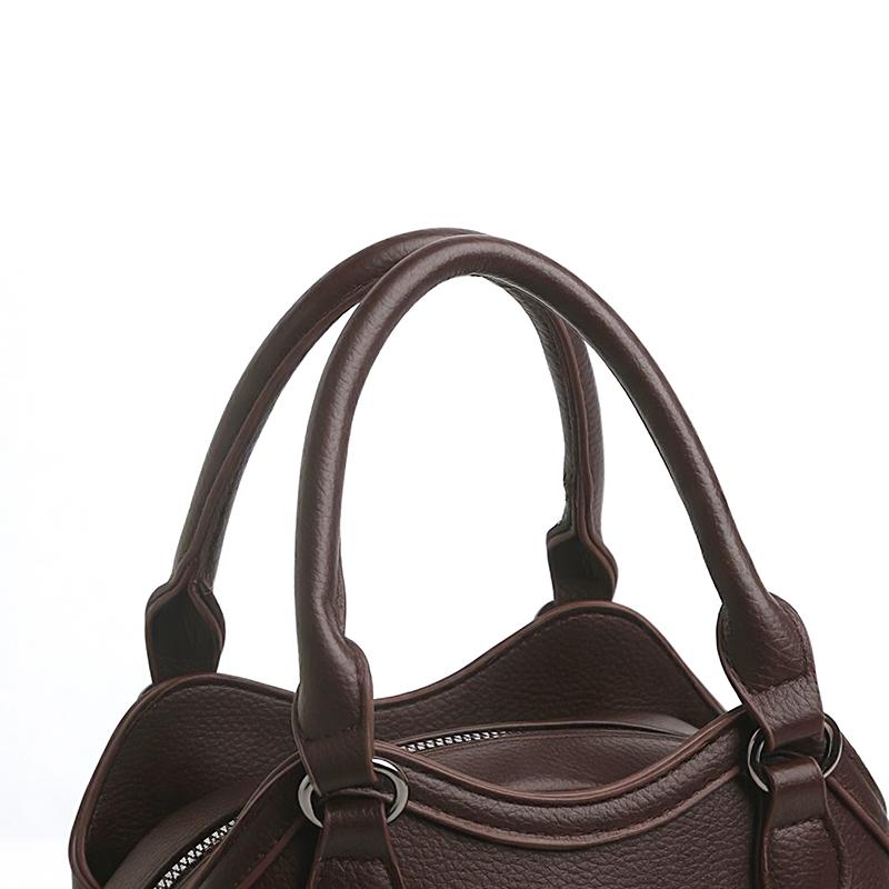 Large Capacity Commuter Shoulder Bag Women PU Hand Bag