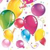 Balloons Napkins, 33X33Cm, 20 Pcs.