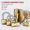 Padlock Small Locks For Luggage Case Locker Home Improvement Hardware 30Mm-80Mm Include 3Keys