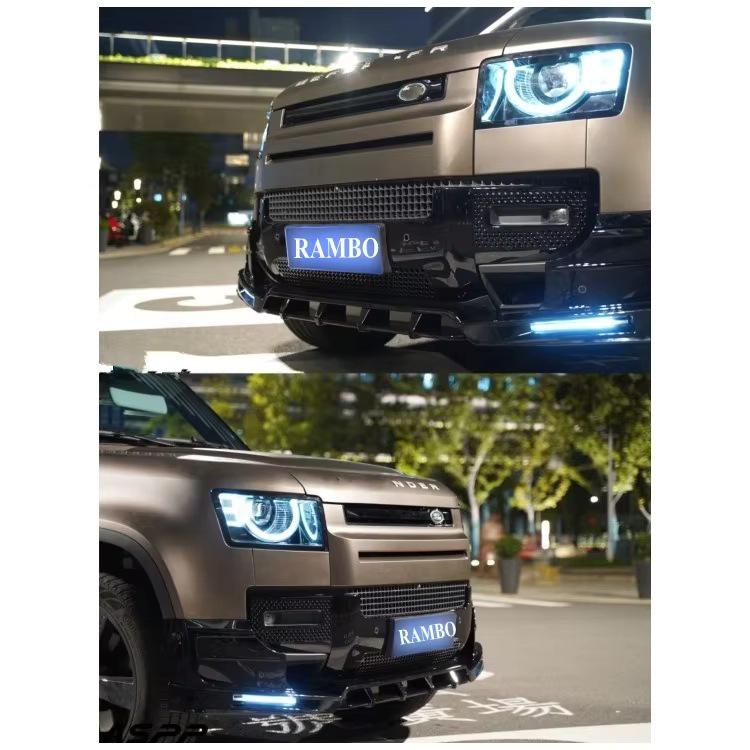 2020 Land Rover Defender ROCK Style LED Front Lip