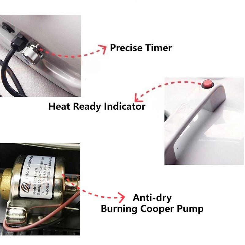 1500W Fogging Disinfect Machine Nano Mist Atomization Disinfection Sterilization Device Home Car Air Purification Machine