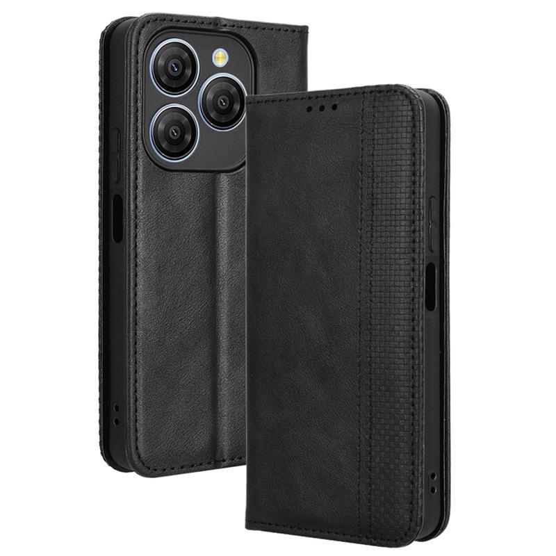 Flip Cover für Blackview Shark 9 Ledertasche [Flip Vintage Leder] Stoßfeste langlebige Retro-Telefontasche