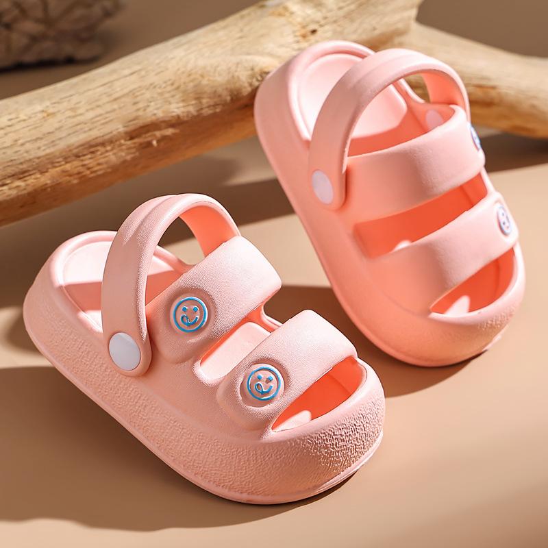 

Summer New EVA Children s Sandals Fashionable Small and Medium-Sized Kids Beach Shoes Girls Soft-Soled Children s Sandals 140Code（Inner Length13. розовый