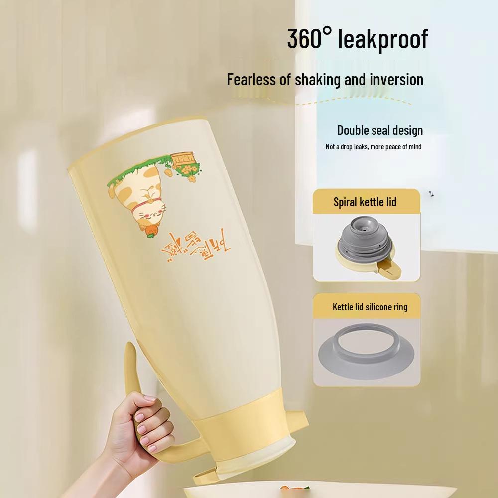 2026 Large Capacity Glass Thermos Flask: Ideal for Students and Dorms, Keeps Water Hot