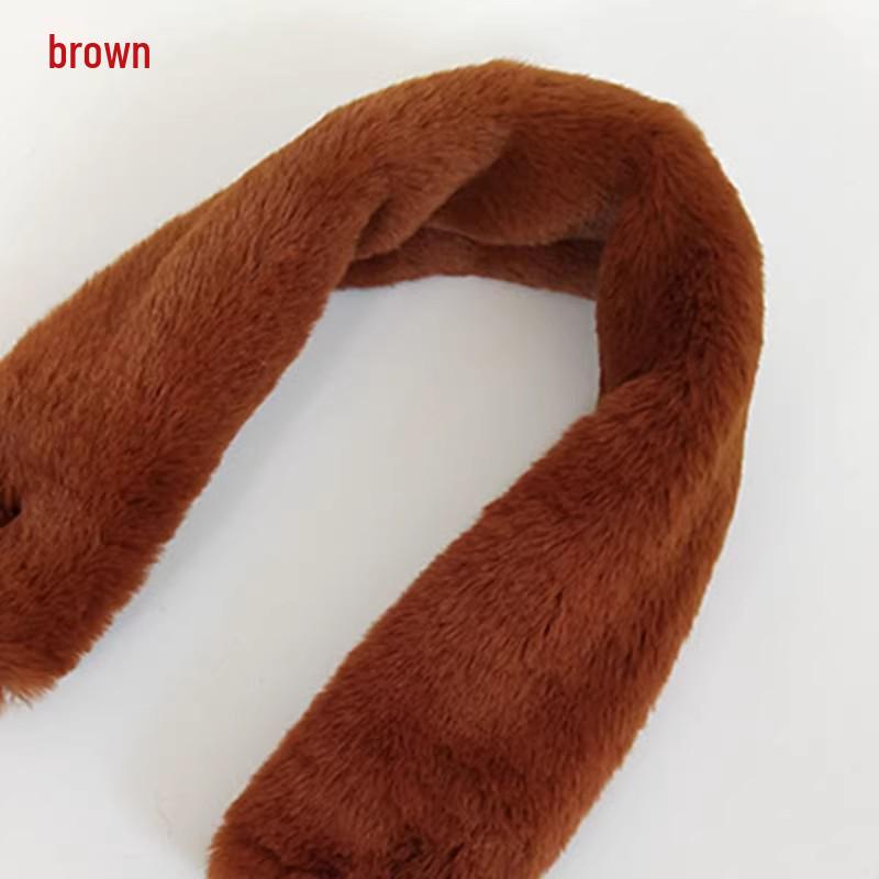 Women's Plush Wide Fur Shoulder Strap for Bags - Versatile Replacement for Crossbody and Single Shoulder Bags