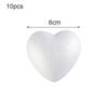 6/8.5/10/15cm Heart Foam Mould DIY Cake Practice Mould Polystyrene Styrofoam for Wedding Party Decor Foam Kitchen Accessories