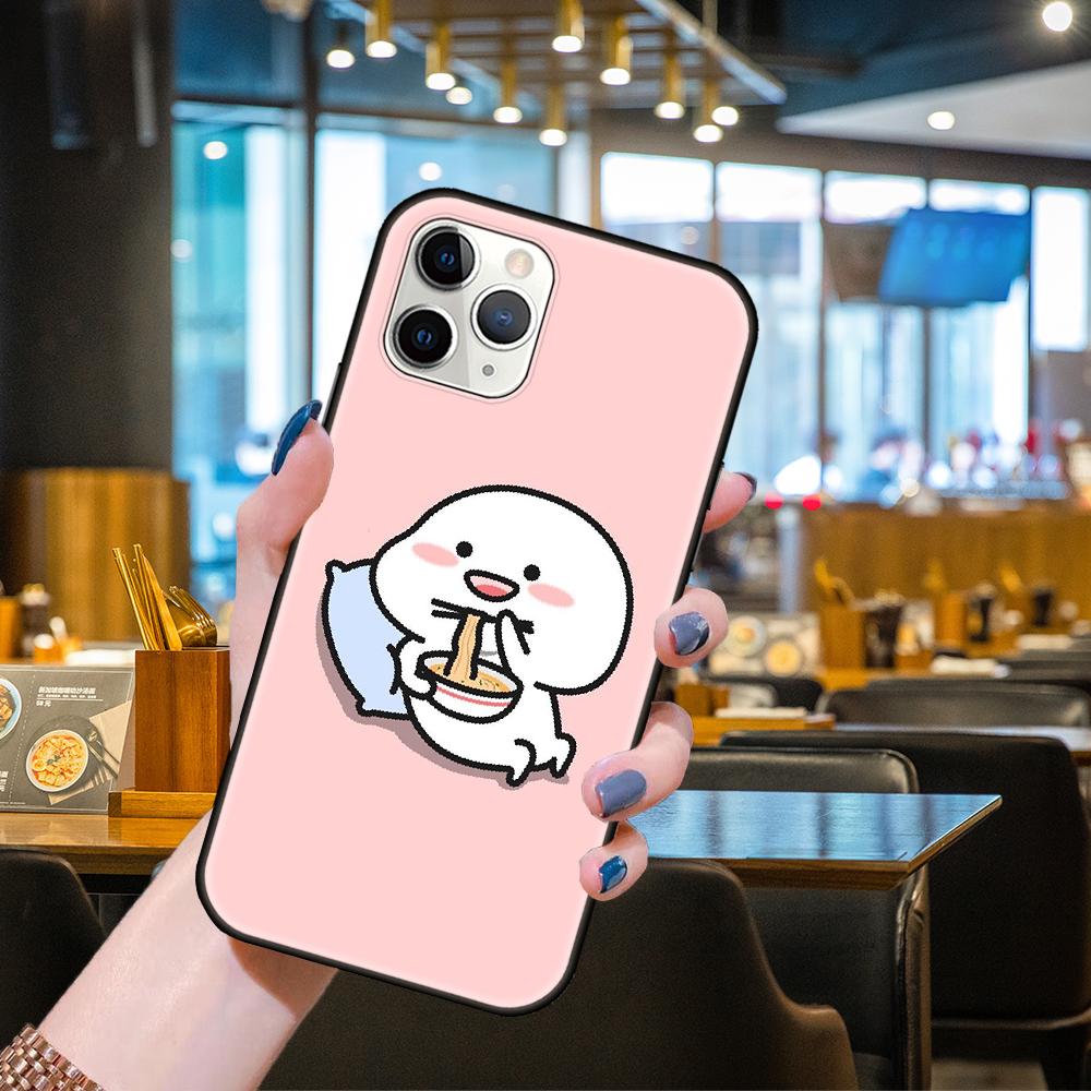 Phone Case For Apple IPhone 13 12 11 Mini Pro MAX SE X XS XR 8 7 6 S Plus Black Cover Coque Art Etui Soft Shell Qubys Sticker
