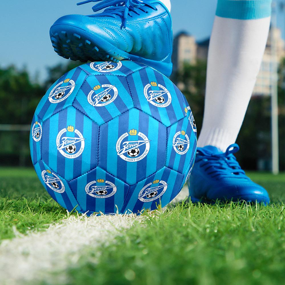Zenit Saint Petersburg Indoor Soccer Ball Size 5 Colorful All Ages Machine Stitched PVC Competition Ready Durable High-Bounce