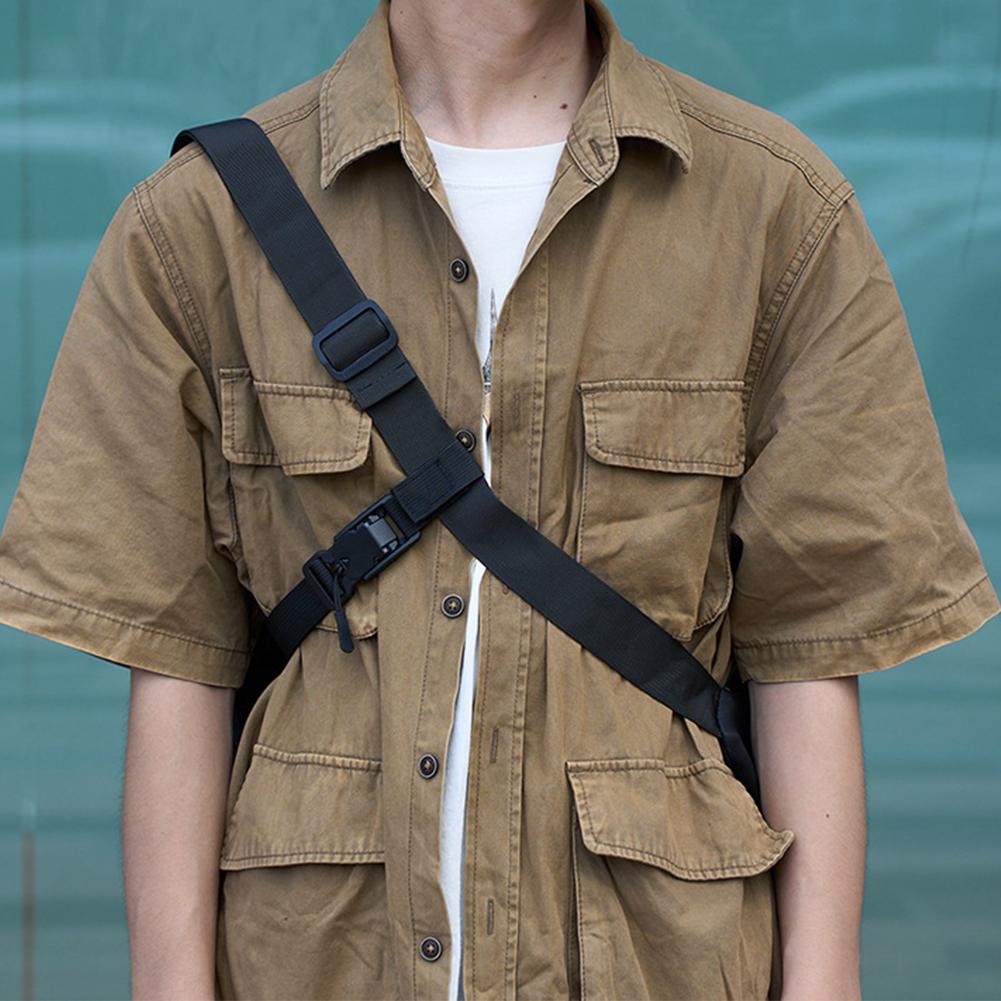 Three Point Auxiliary Fixed Shoulder Bag Anti Slip Strap Backpack Stabilizer Strap Chest Bag Fixed Strap for Outdoor Camping